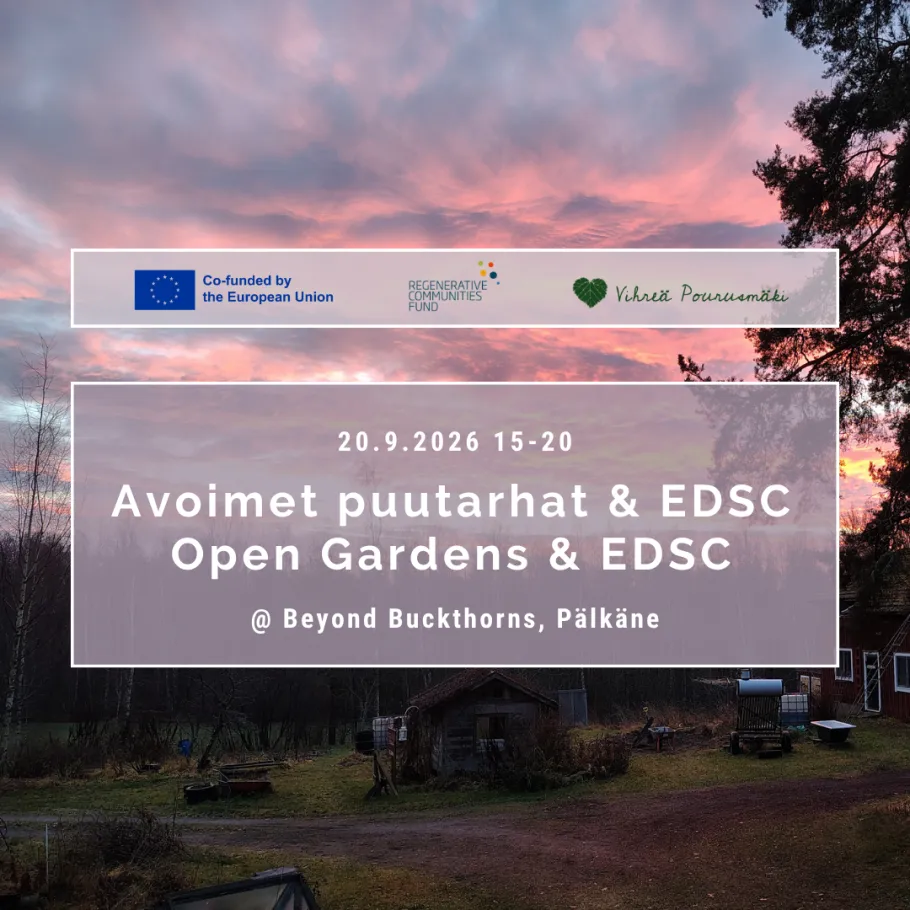 Avoimet syyspuutarhat ja EDSC-päivä